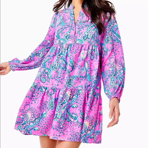 Lilly Pulitzer Winona Dress Strut Your Stuff - Picture 1 of 5